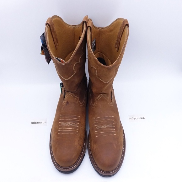 NEW Dan Post Journeyman 11 Inch Waterproof Steel Toe Work Boot DP69512 - Picture 6 of 10